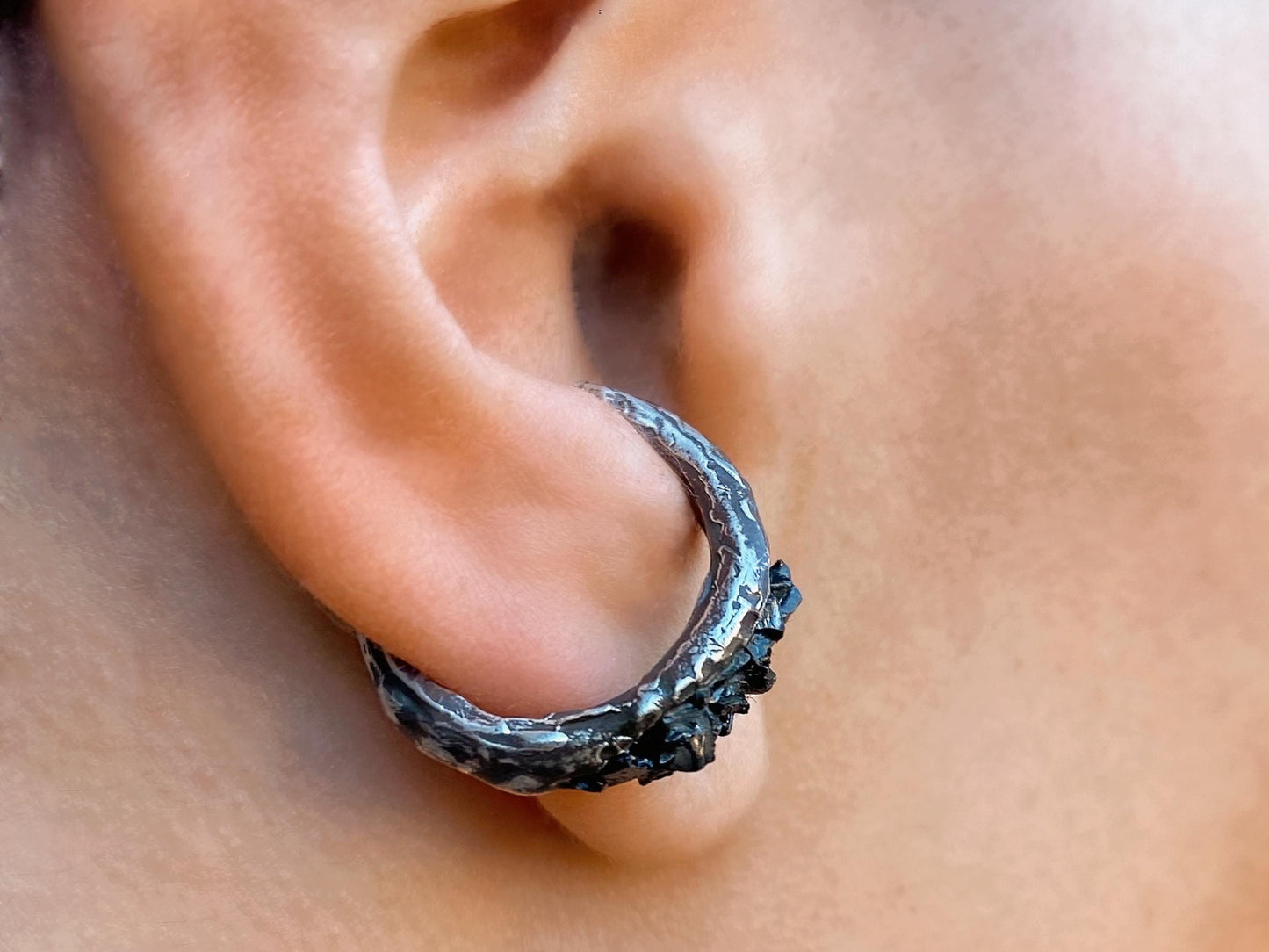 Tourmaline Silver Earring