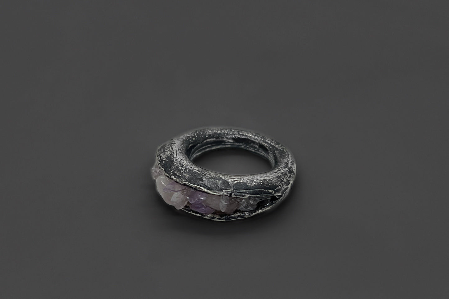 Amethyst Crystals Ring LevenExclusive