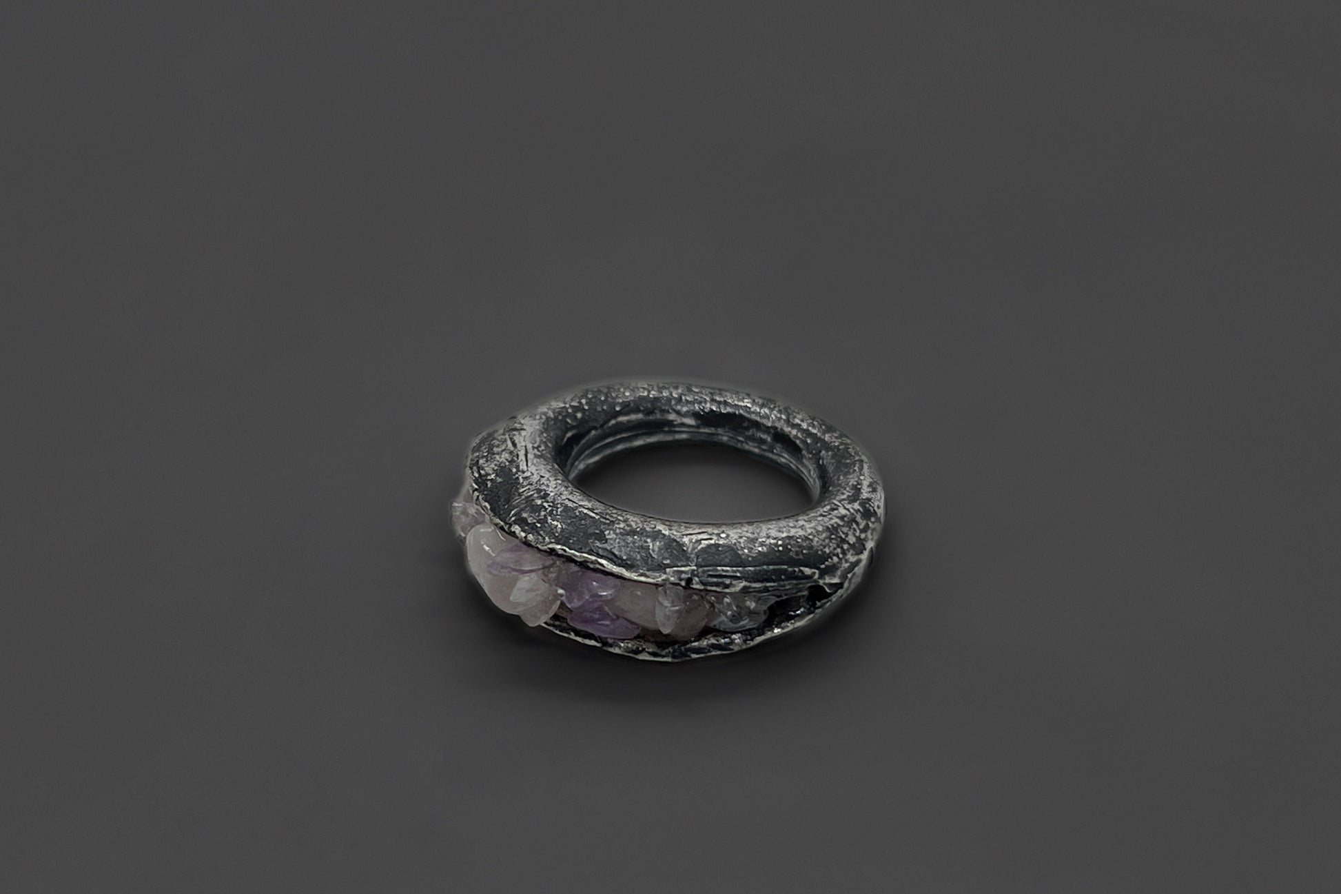 Amethyst Crystals Ring LevenExclusive