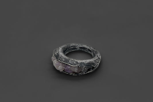 Amethyst Crystals Ring LevenExclusive