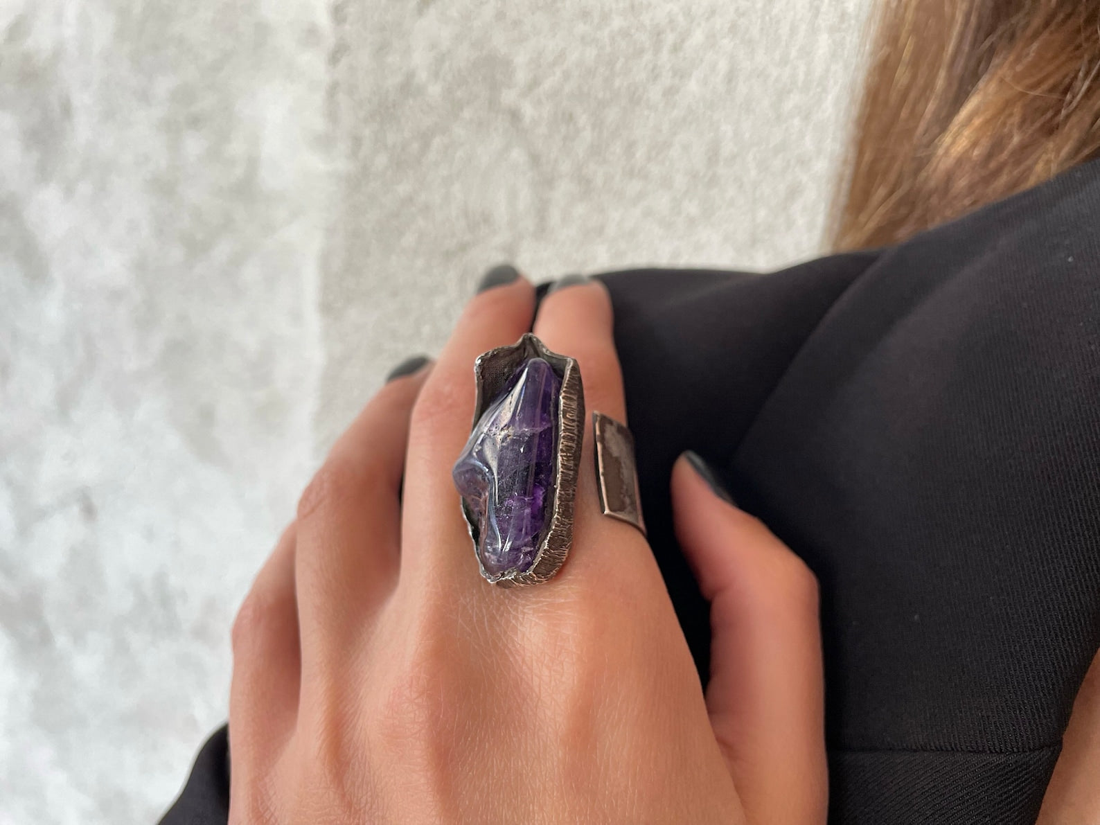 Amethyst Gem Ring LevenExclusive