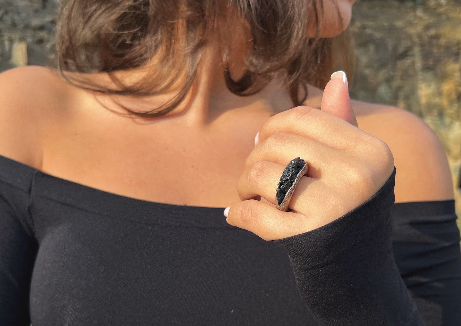 Black Tourmaline Ring LevenExclusive