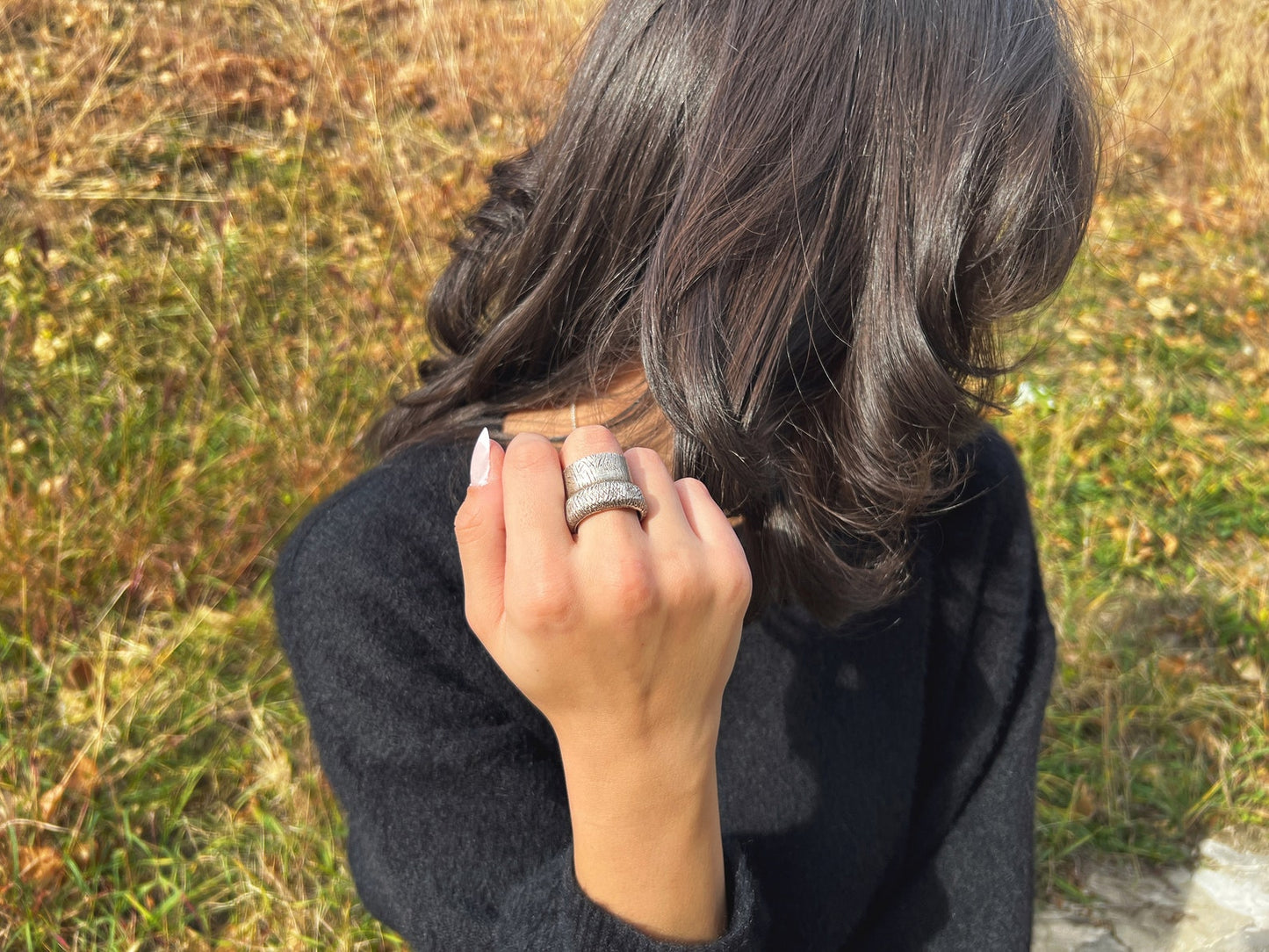 Oxidized Silver Ring LevenExclusive