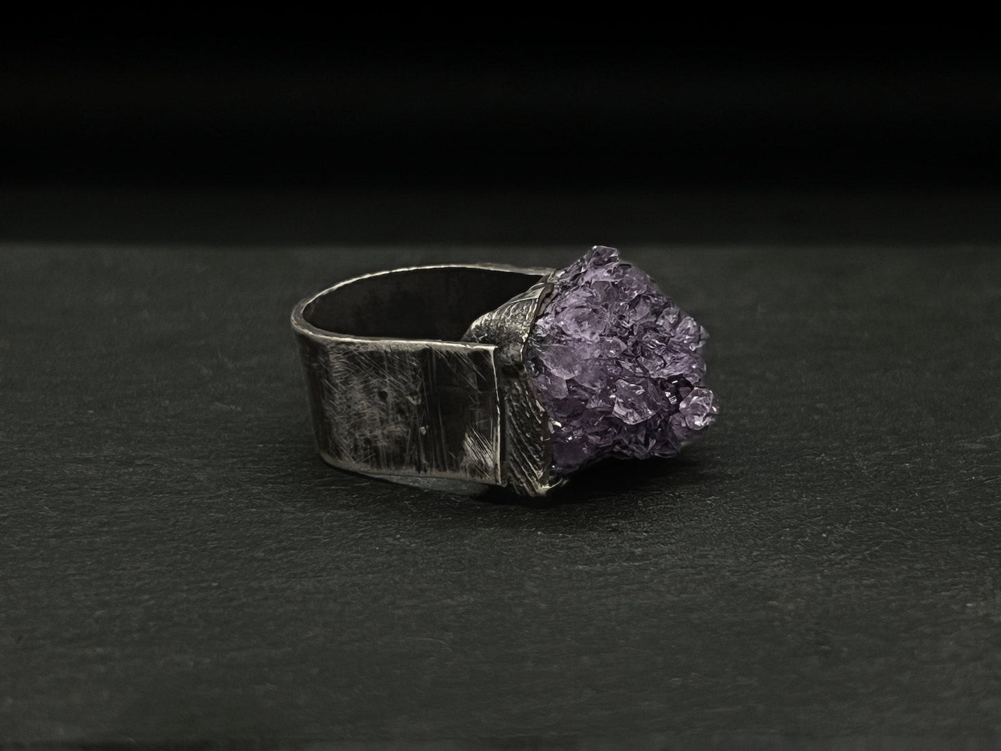 Raw Amethyst Ring LevenExclusive