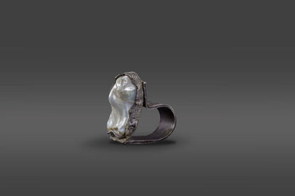 Raw Organic Pearl Ring LevenExclusive